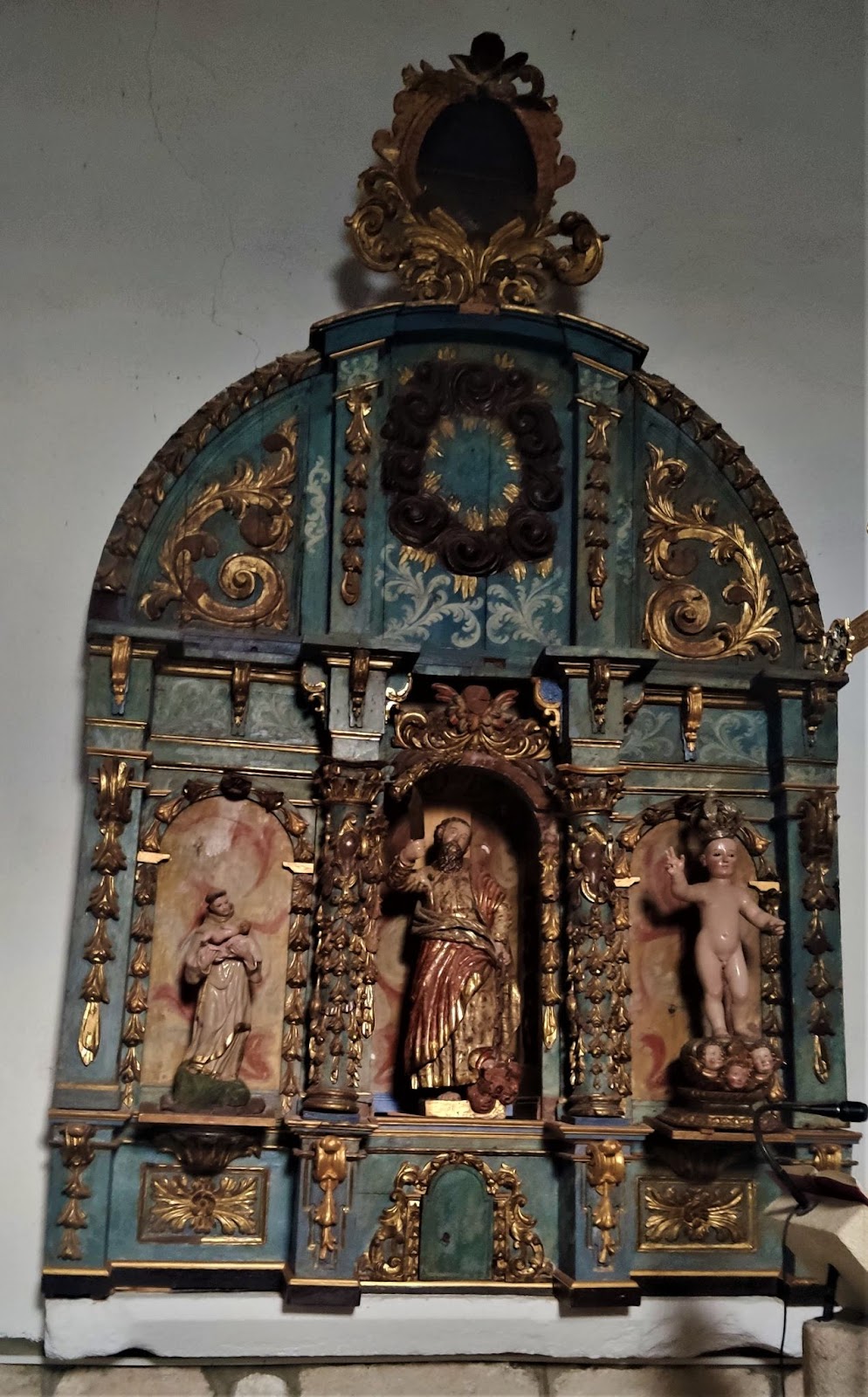 Retablo Rococó del siglo XVIII